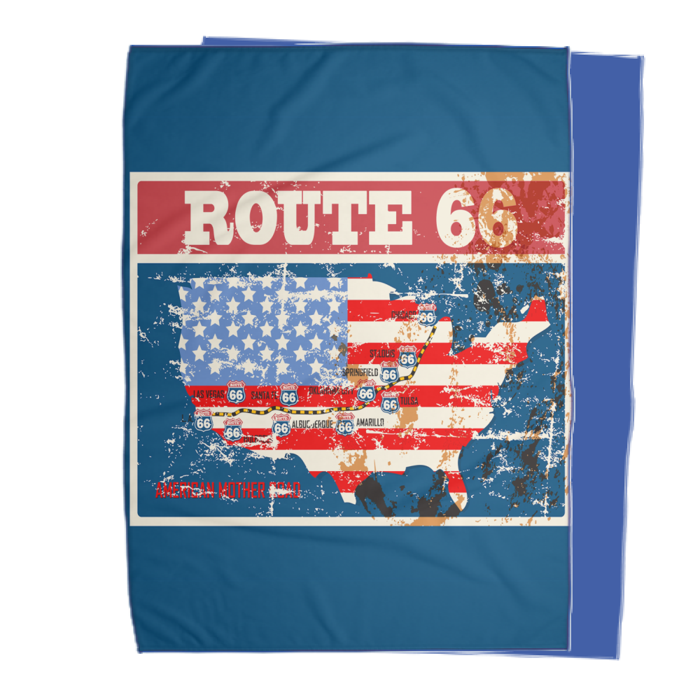 Route 66 Coperta Matrimoniale 220x155 cm