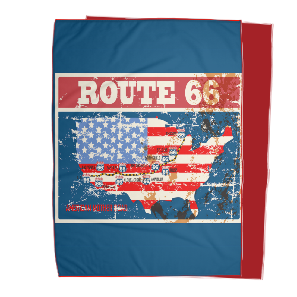 Route 66 Coperta Matrimoniale 220x155 cm