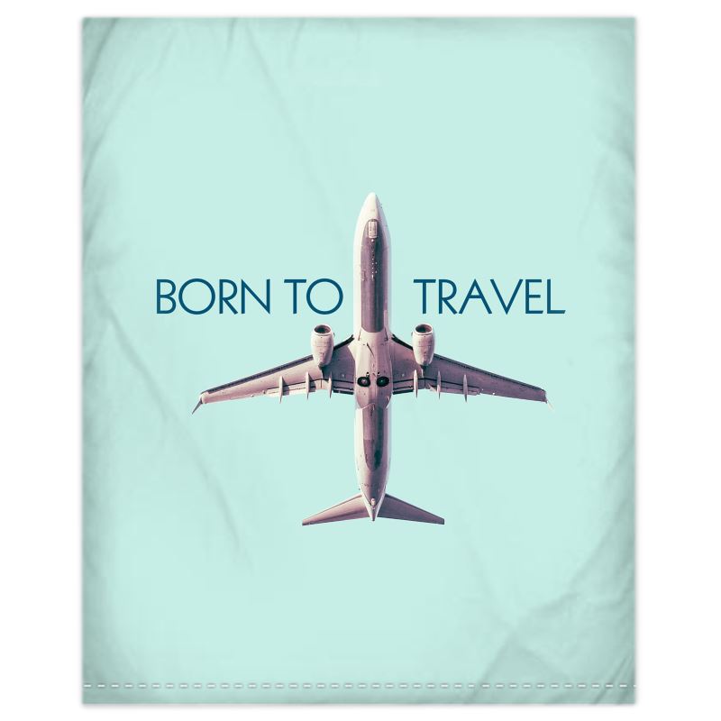 "Born To Travel" Copripiumino