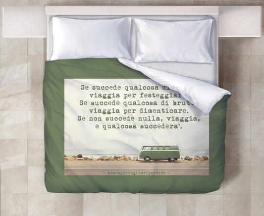 "Viaggiatori"  Copripiumino