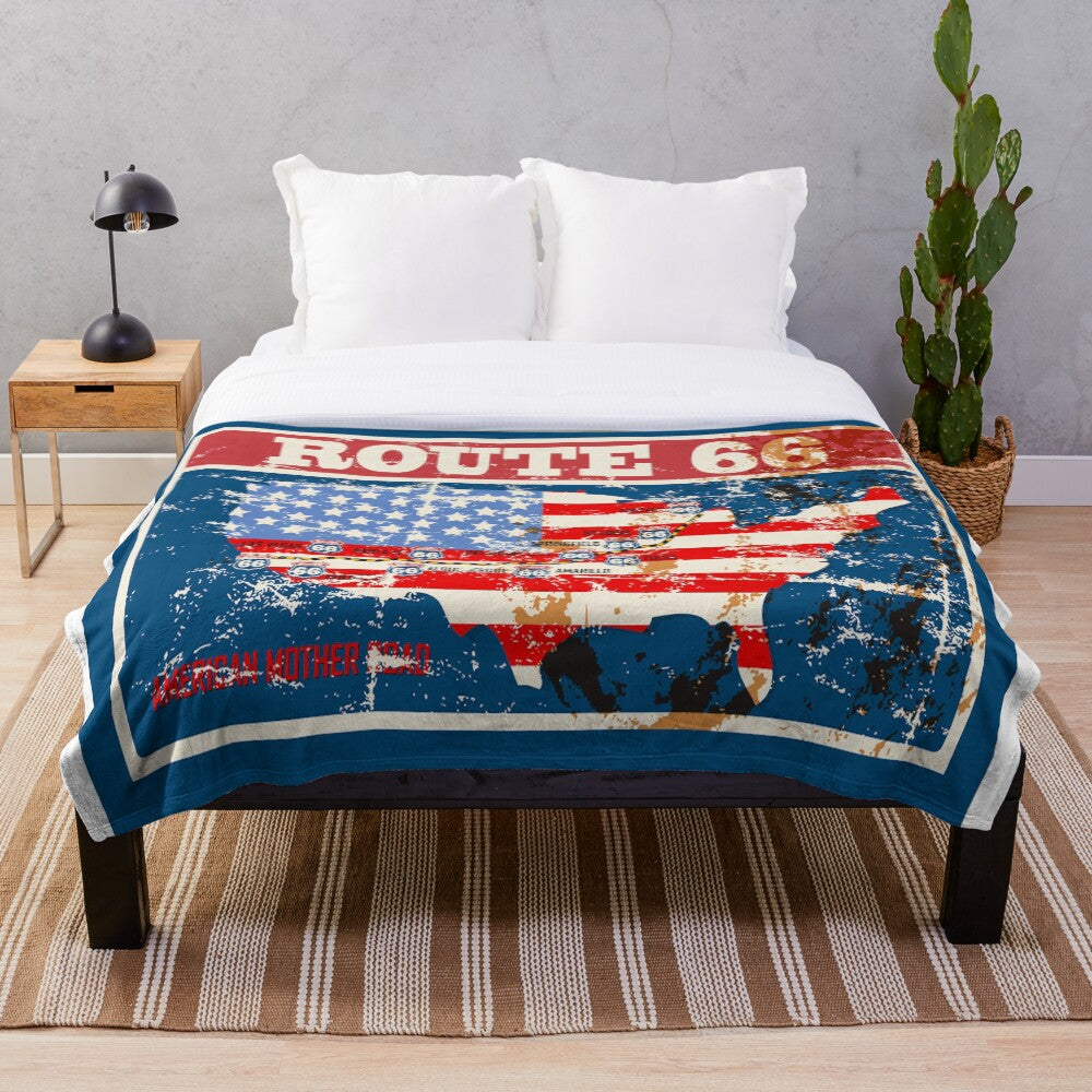 Route 66 Coperta Matrimoniale 220x155 cm